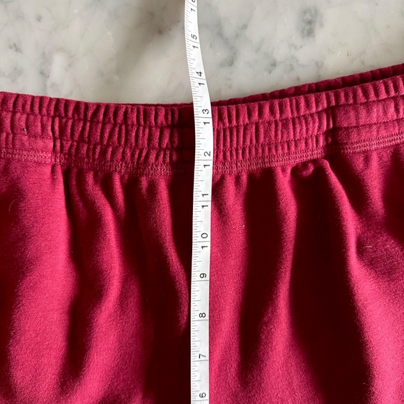 NWT Beyond Yoga LuxeFleece Sweatpants Merlot Red Ultra Soft Lounge Joggers XL - Picture 12 of 13